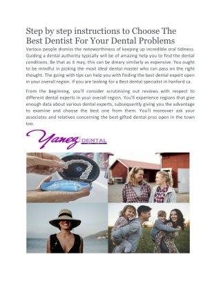 Best dentist in hanford ca | Dentisthanford.com