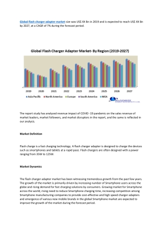 Global flash charger adapter market