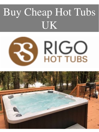 Buy Cheap Hot Tubs UK