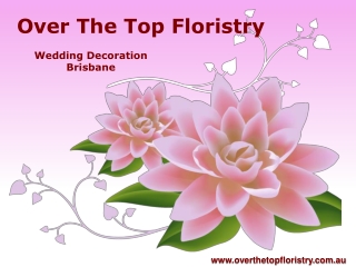 Wedding Decorator in Brisbane