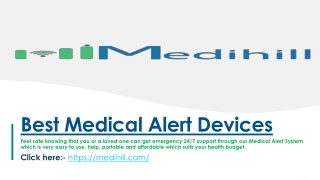Best Medical Alert Devices | Medihill®