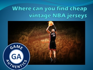 Where can you find cheap vintage NBA jerseys