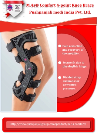 M.4s® comfort 4-point knee brace from Pushpanjali medi India