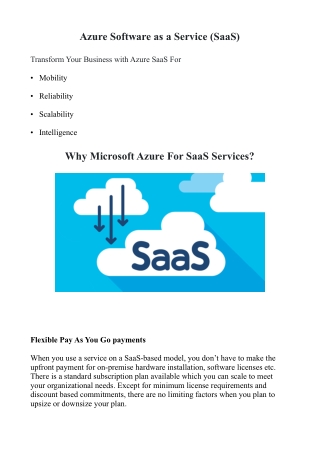 Microsoft SaaS
