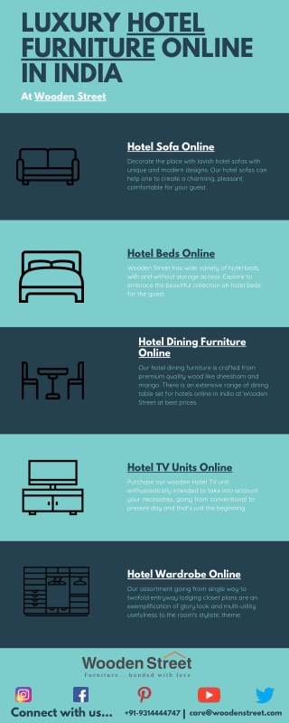 Best Hotel Furniture at Online Shopping Store