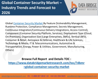 Container security market