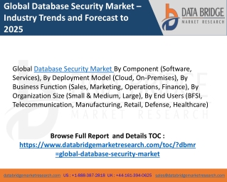 Database security market