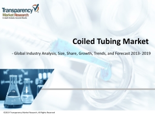 Coiled Tubing Market - Global Industry Analysis 2019