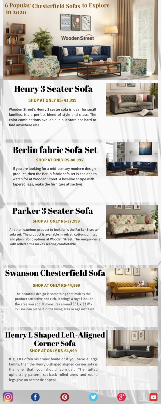 6 Popular to Explore chesterfield Sofas in 2020