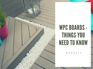 WPC Boards - Things You Need To Know