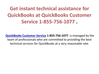 Quickbooks Customer Service