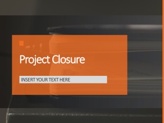 Project Closure Presentation | Project Management Template | SlideUpLift