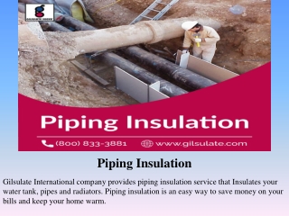 Piping Insulation