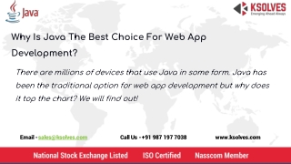 Is Java the Best Choice for Web App Development? Expert View!