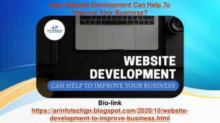 How Website Development Can Help to improve your business ?