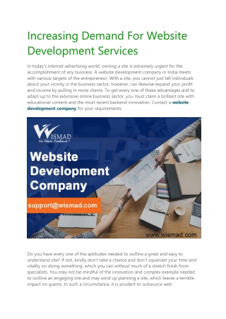 Website development company