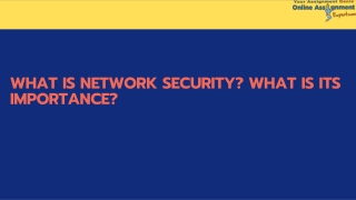 What Is Network Security? What is its importance?