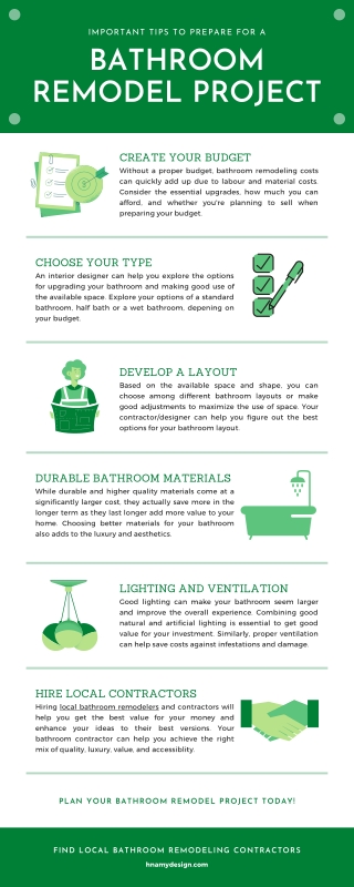 Tips to Prepare for a Bathroom Remodeling Project