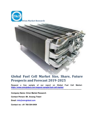 Global Fuel Cell Market Size, Share, Future Prospects and Forecast 2019-2025