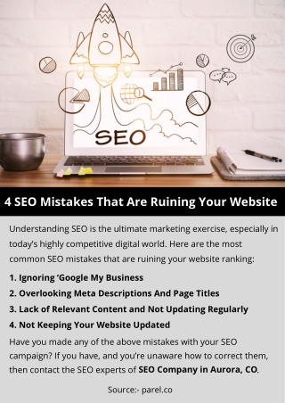 4 SEO Mistakes That Are Ruining Your Website