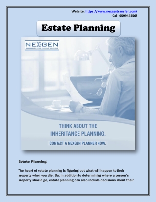 Estate Planning - Living Will - Special Power of Attorney