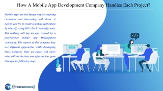 Mobile app development company