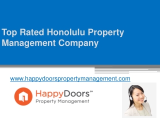 Top Rated Honolulu Property Management Company - www.happydoorspropertymanagement.com