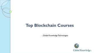 Top Blockchain Courses