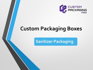 Sanitizer Packaging