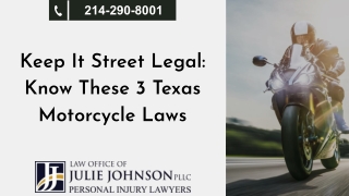 Keep It Street Legal: Know These 3 Texas Motorcycle Laws