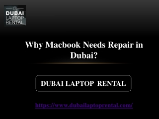 Why Macbook Needs Repair in Dubai?