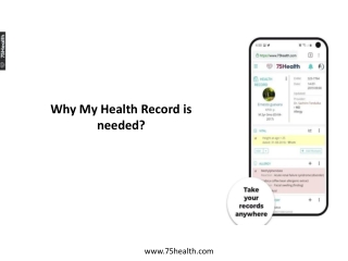 Why My Health Record is needed?