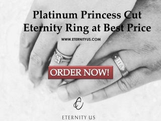 Platinum Princess Cut Eternity Ring at Best Price - www.eternityus.com