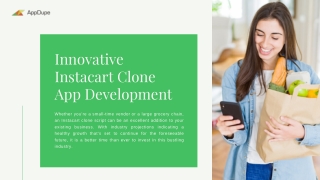 Instacart Clone App, Most Reliable Instacart Clone Script