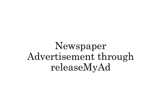 Newspaper Ad Booking Online Instantly Across India