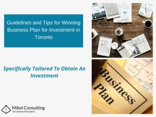 Guidelines and Tips for Winning Business Plan for Investment in Toronto