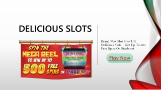 Delicious Slots Is All Set to Satisfy Your Craving for Slot Games