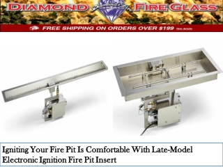 Igniting Your Fire Pit Is Comfortable With Late-Model Electronic Ignition Fire Pit Insert