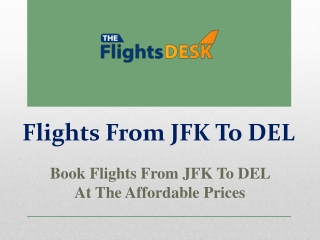 Flights From JFK To DEL