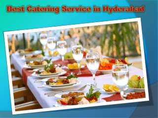 Best Catering Service in Hyderabad