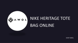 NIKE HERITAGE TOTE BAG ONLINE