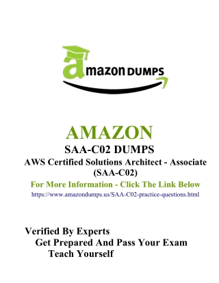 Get Valid SAA-C02 Dumps With Exam Test Engine | Amazondumps.us