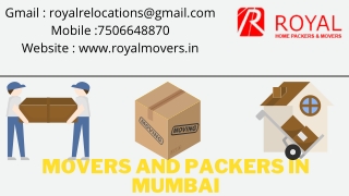 professional Movers and packers in mumbai