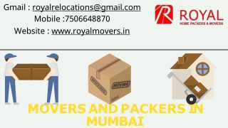 Best Movers and packers in mumbai