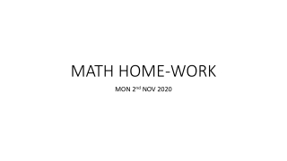 HOME-WORK 031120