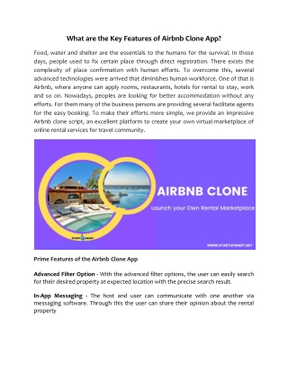 Airbnb Clone Script | Airbnb Clone App | Startupmart