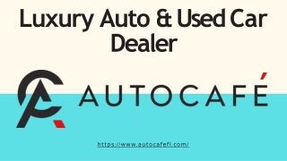 Auto cafe - Luxury Motor Sales of Florida