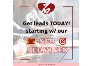 Get Leads with the Best SEO Services | RedMountain Asia