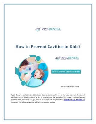 How to Prevent Cavities in Kids