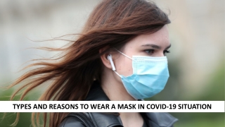 Types And Reasons To Wear A Mask In This COVID-19 Situation